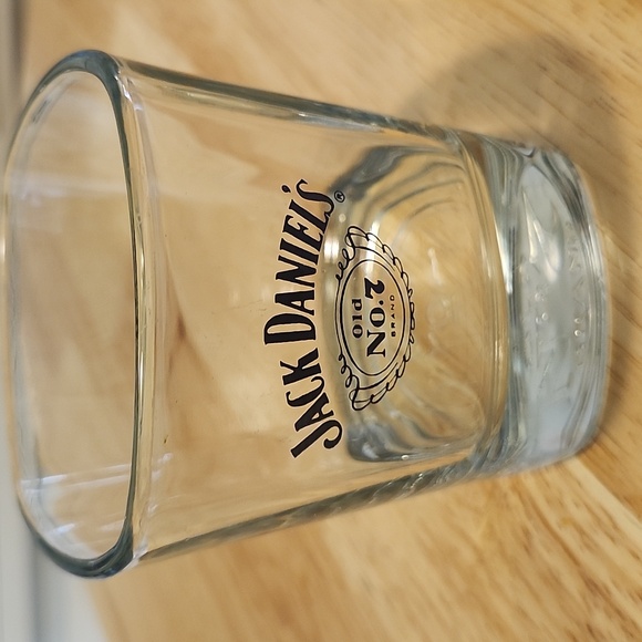 Jack Daniels whiskey glass tumblers set of 2 Old No 7 - Picture 2 of 2